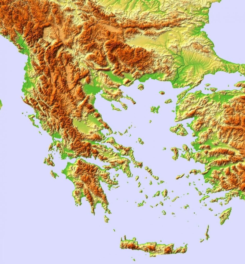 древняя греция; карта